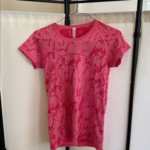 Lululemon Athletica Pink Striped Top